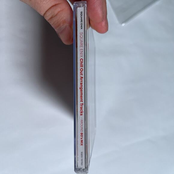 Square Enix Chill Out Arrangement Tracks 80s Mix CD Soundtrack w/ OBI + Sticker - Picture 3 of 6